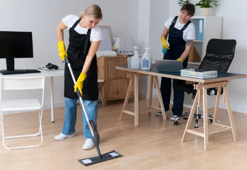 Nettoyage de bureau professionnel à Pelouse